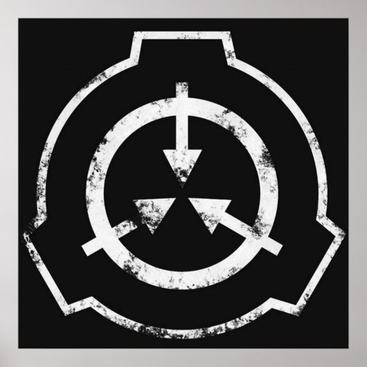 SCP Foundation-Logo Poster (Voorkant)