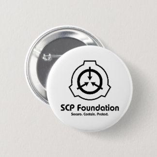 SCP Foundation-pin Ronde Button 5,7 Cm