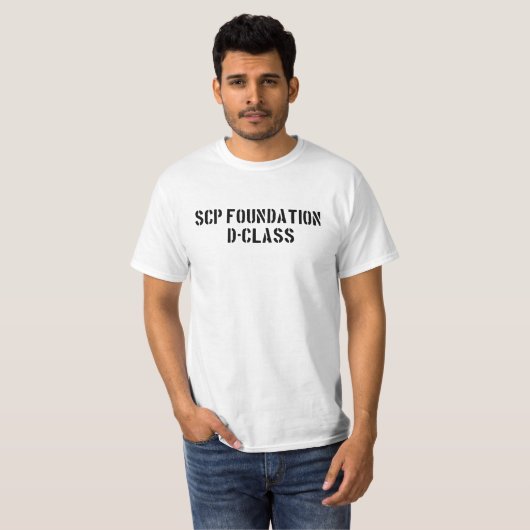 SCP Foundation T-Shirt Class-D (Voorkant volledig)