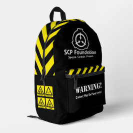 SCP Secure. Bevatten. Beschermen. Paranormale rugz Bedrukte Rugzak