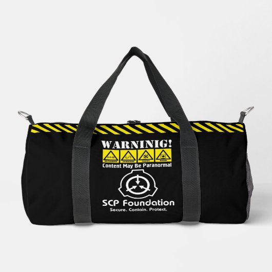 SCP Secure. Bevatten. MTF beveiligen Plunjezak (Voorkant)