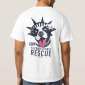 SCR Label Dog + Logo Rug T-shirt (Achterkant)