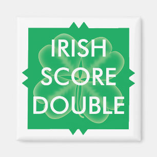 Scrabble St. Patrick's Double Score Magneet