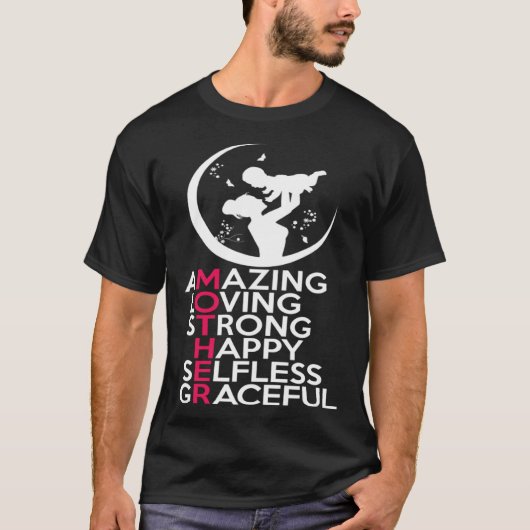 Scrabble Word Moederdag T-shirt (Voorkant)