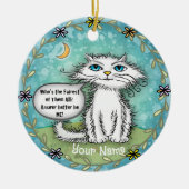 Scraggles Cat Fairest One ornament (Voorkant)