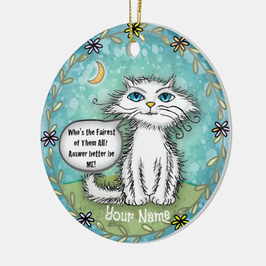 Scraggles Cat Fairest One ornament (Links)