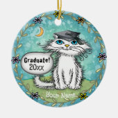 Scraggles Cat graduation ornement (Devant)