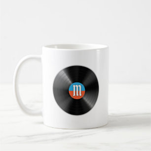 Scramble Golf Papa Retro Vinyl Monogram Naam Koffiemok