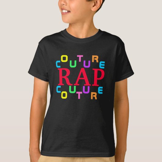 Scramble Rap Couture T shirt (Voorkant)