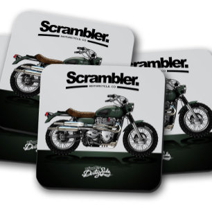 Scrambler Bike Onderzetter Set Onderzetter motor