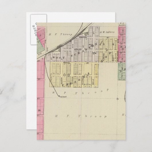 Scranton, Osage County, Kansas Briefkaart (Voorkant / Achterkant)