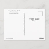 Scranton PA Carte postale Alliance Église presbyté (Dos)