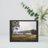 Scranton PA-Lake Scranton Post Kaart (Staand voorkant)