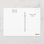 Scranton PA Lake Scranton Post Kaart winterscène (Achterkant)