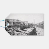 SCRANTON PENNSYLVANIA BLUE LANTERN RESTAURANT CADEAULABEL (Achterkant Horizontaal)