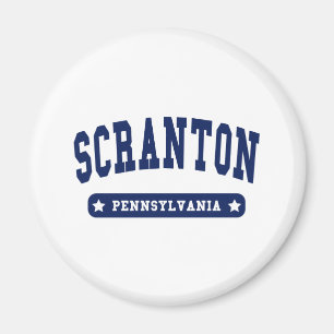 Scranton Pennsylvania College Style-shirts Magneet