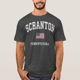 Scranton Pennsylvania PA  Amerikaanse vlag T-shirt