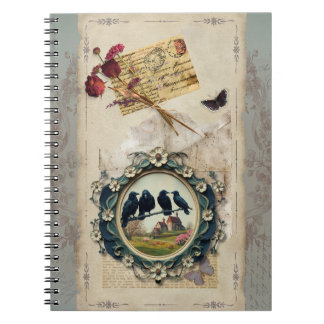 Scrap Boeking met Raven's en Rozen Notitieboek