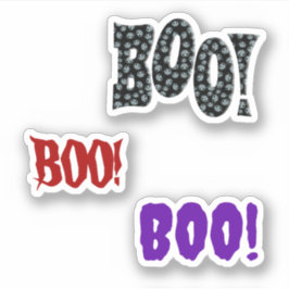 Scrap Book BOO! Halloween Sticker