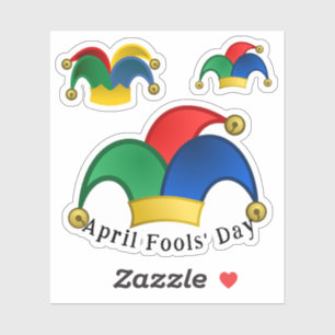 Scrap Booking Jesters Pet April Fools Day Sticker