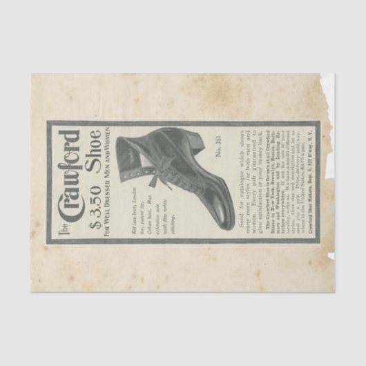 Scrap Ephemera Design Series #7 Tissuepapier (Voorkant)