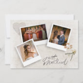 Scrapbook 3 Mariage photo Carte de remerciements (Devant)