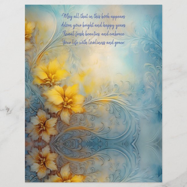 Scrapbook 8 1/2x11", Journal indésirable, page Déc (Devant)