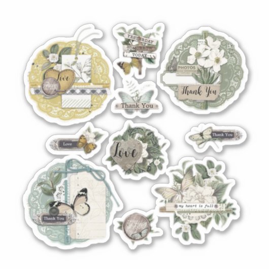  scrapbook aanpassen sticker (Voorkant)