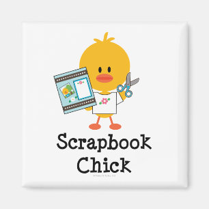 Scrapbook Chick Magnet Magneet