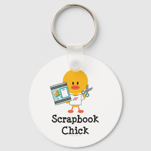 Scrapbook Chick Sleutelhanger