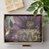 Scrapbook Embossed Damask & Bloemen Collage Tissuepapier (Geschenk)