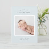 Scrapbook | Faire-part de naissance photo (Debout devant)