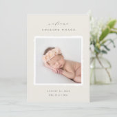 Scrapbook | Faire-part de naissance photo (Debout devant)