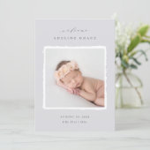Scrapbook | Faire-part de naissance photo (Debout devant)