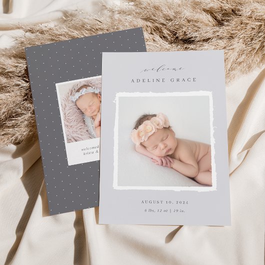 Scrapbook | Faire-part de naissance photo