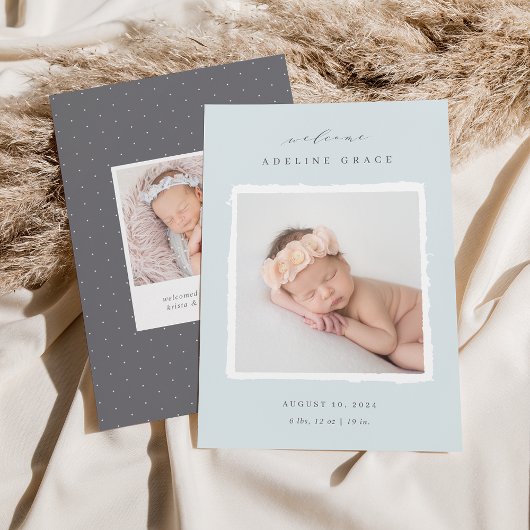 Scrapbook | Faire-part de naissance photo