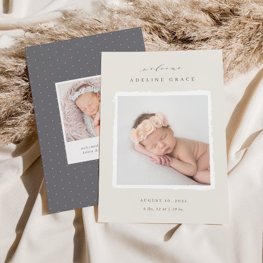 Scrapbook | Faire-part de naissance photo