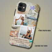  Scrapbook Fotocollage gepersonaliseerd Case-Mate iPhone Case
