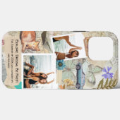  Scrapbook Fotocollage gepersonaliseerd Case-Mate iPhone Case (Achterkant (horizontaal))