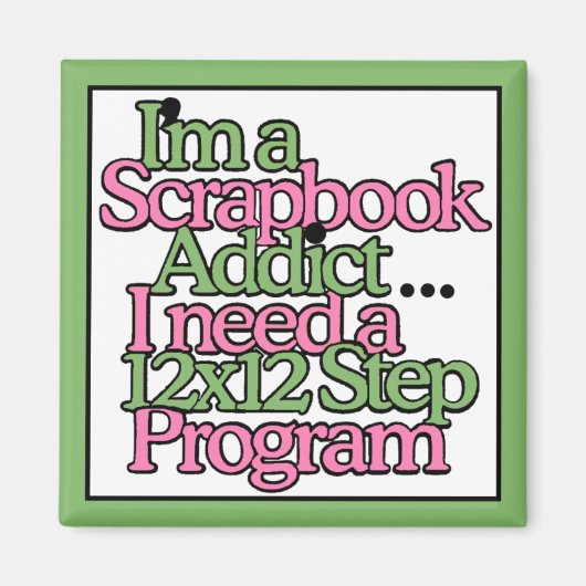 Scrapbook Hobby Magneet (Voorkant)