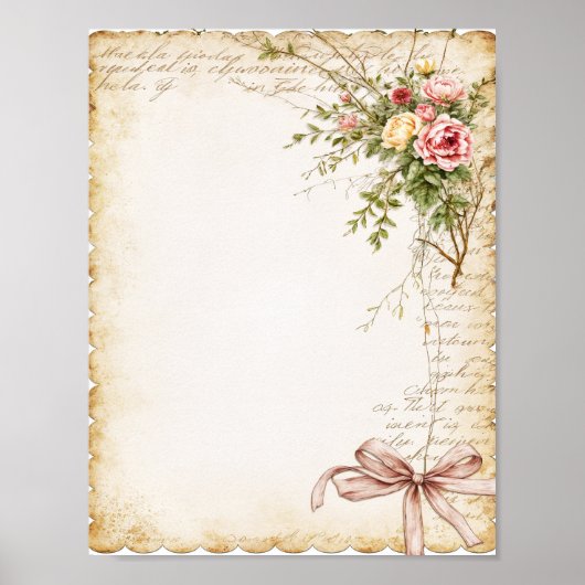 Scrapbook & Junk Journal Paper Digital Download Poster (Voorkant)