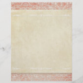 Scrapbook Pagina's  Franse Regency Lace Flyer (Achterkant)