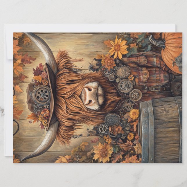 Scrapbook Paper Whimsical Highland Halloween Decor (Voorkant)