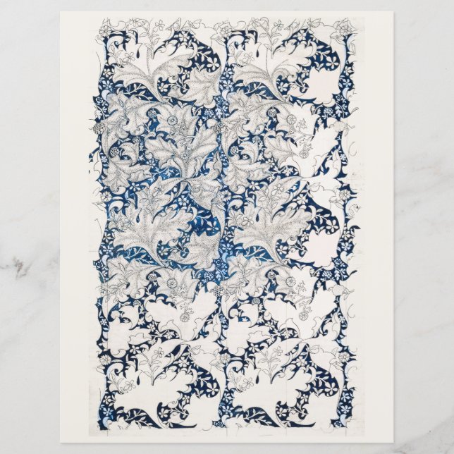 SCRAPBOOK PAPER : WILLIAM MORRIS : WALLFLOWER (Voorkant)