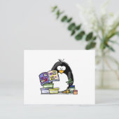 Scrapbook Penguin Briefkaart (Staand voorkant)