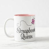 Scrapbook Queen Gift Tweekleurige Koffiemok (Links)