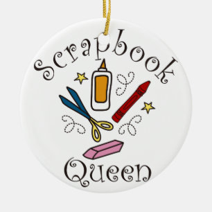 Scrapbook Queen Keramisch Ornament