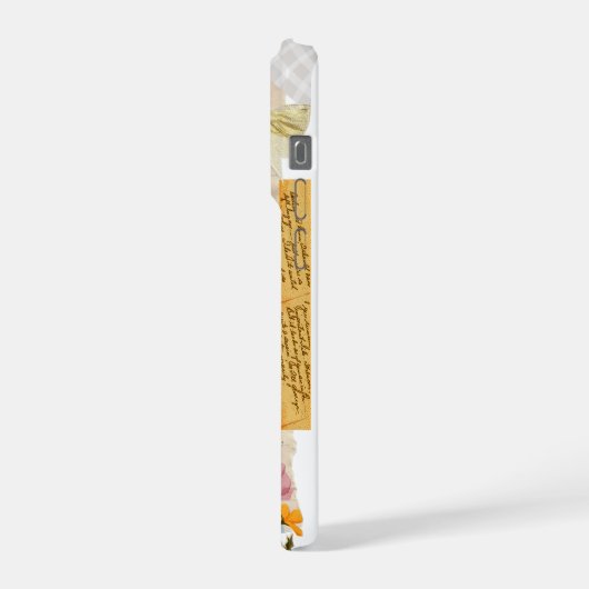 Scrapbook Style Floral Journal Cover Case (Côté gauche)