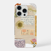 Scrapbook Style Floral Journal Cover Case (Verso)
