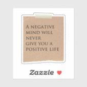 Scrapbook Style Motivation Quote Stickers (Feuille)